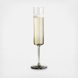 Edge Champagne Glass, Set of 4