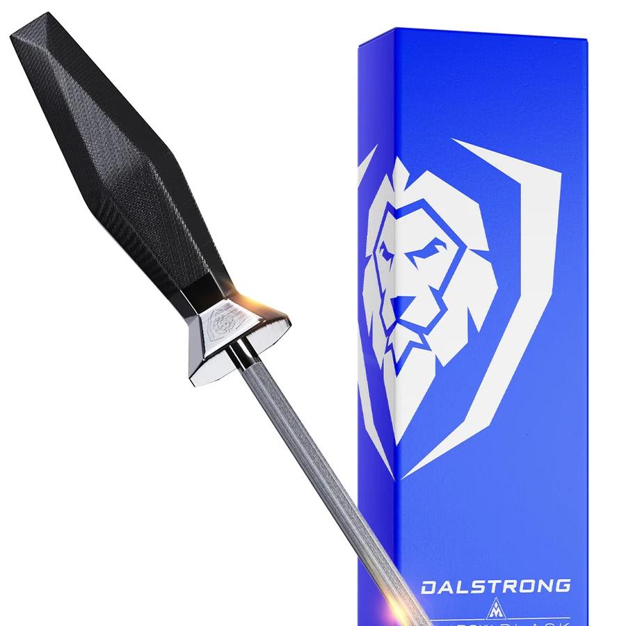Honing Steel 9" | Shadow Black Series | NSF Certified | Dalstrong ©