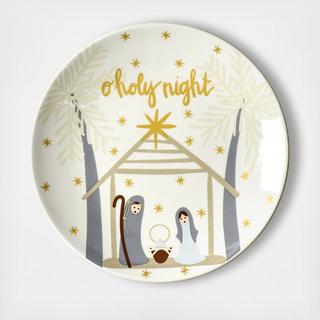 O Holy Night Salad Plate, Set of 4