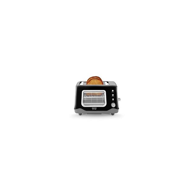 Rise by Dash Metal Black 2 slot Toaster 7.9 in. H X 12.2 in. W X 9.5 in. D