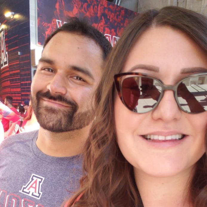 This was taken at a UofA homecoming football game!