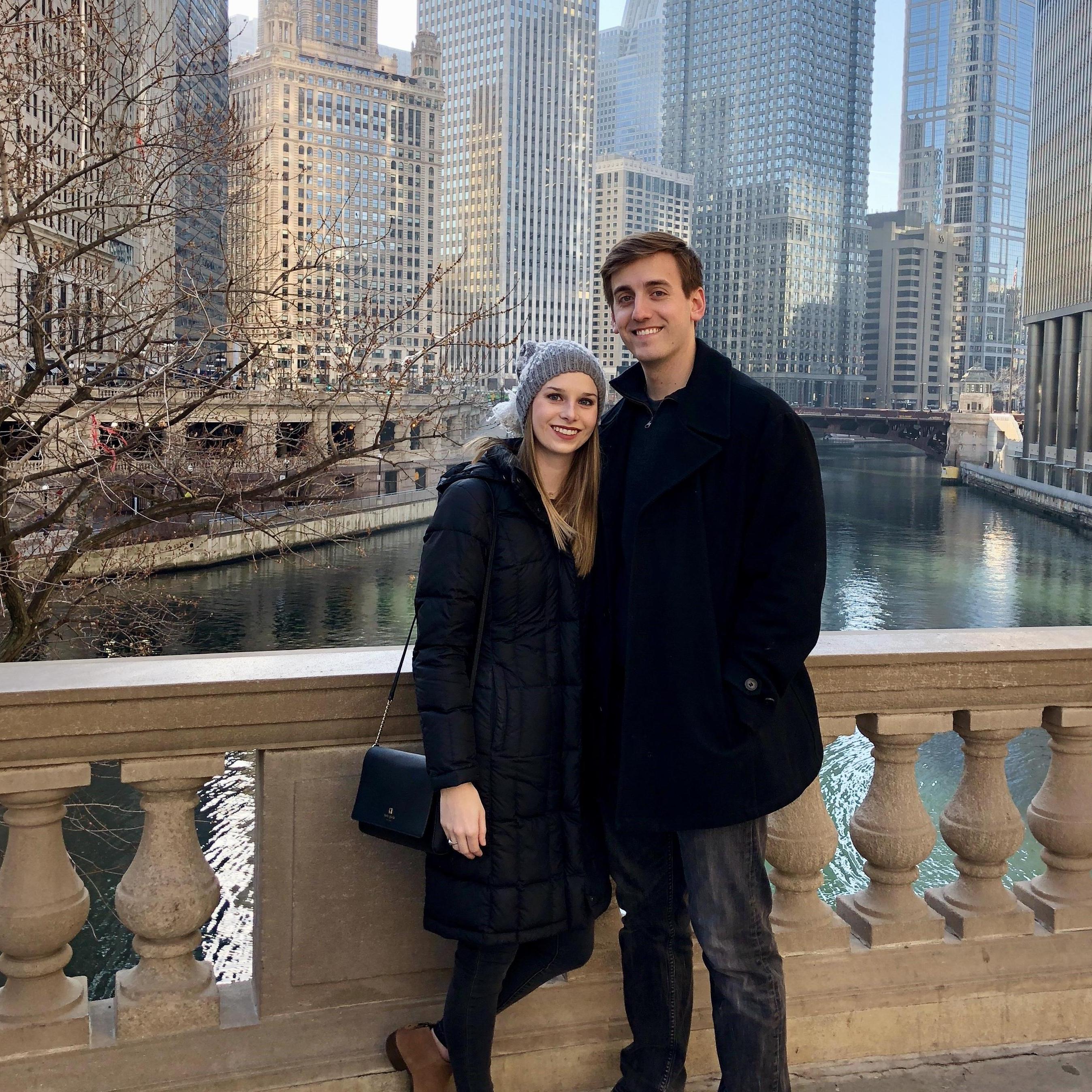 Exploring the city with friends