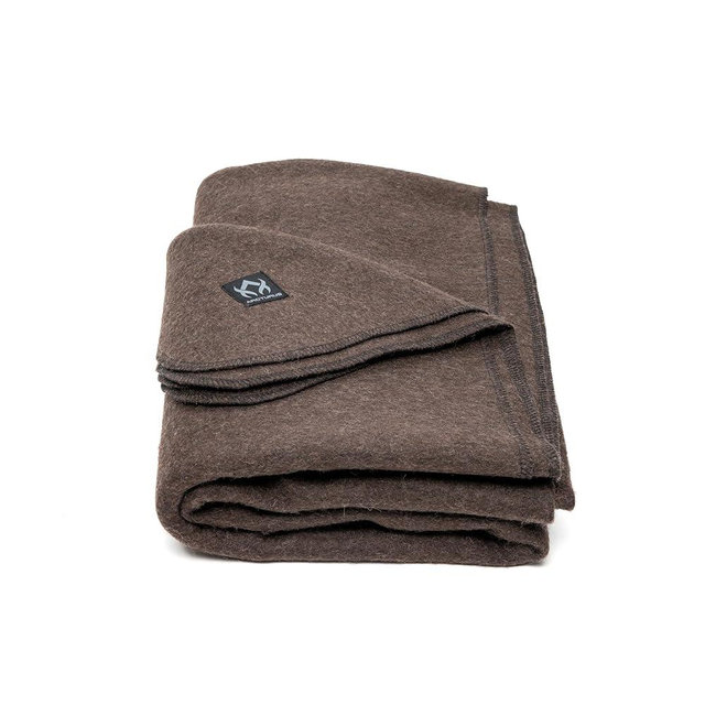 Arcturus Military Wool Blanket - Warm, Thick, Washable - Great for Outdoors, Camping, Stadium Blanket, Picnics, Travel - Car & Bushcraft Survival Kits, Large 64in x 88in 4.5 lb