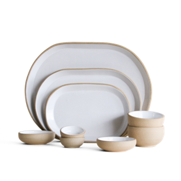 Jono Pandolfi The Serving Bundle in Toasted | White
