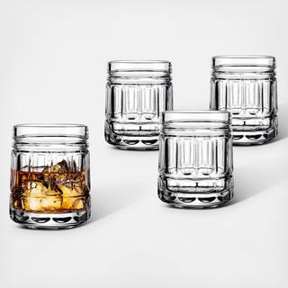 Prince Double Old Fashioned Glass, Set of 4