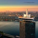 Swing on a rooftop at A'DAM Tower