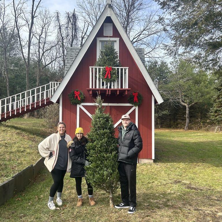 Our first tree hunt!