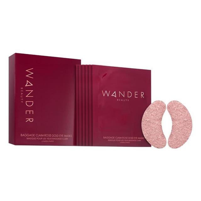 Baggage Claim Rose Gold Eye Masks