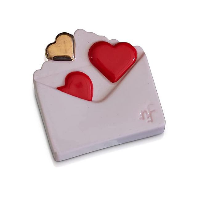 Nora Fleming Hand-Painted Mini: Love Notes (Valentine Envelope) A297