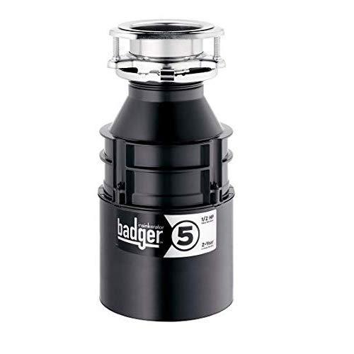 InSinkErator Garbage Disposal, Badger 5, 1/2 HP Continuous Feed