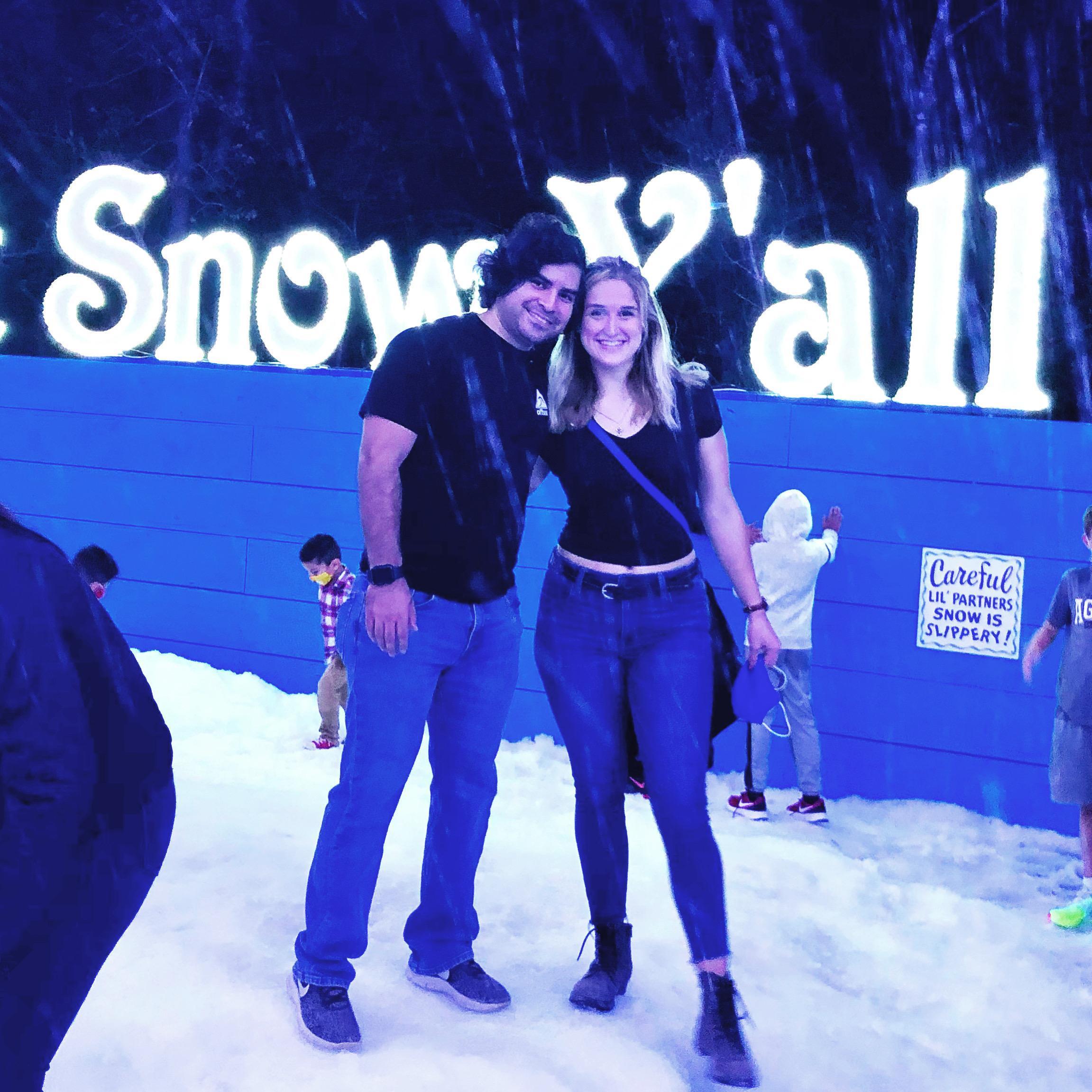 Snow... in Texas?