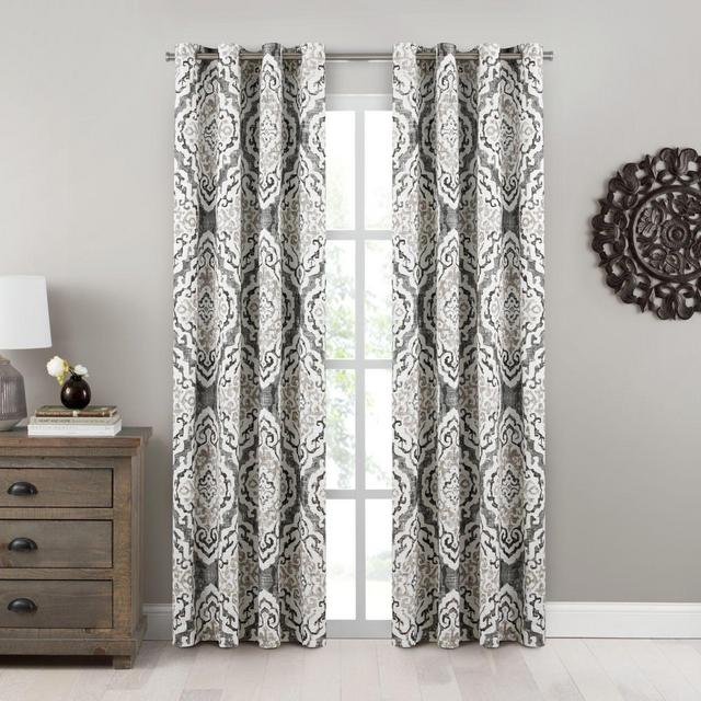 Design Solutions Caleb Grommet Light-Filtering Window Curtain Panel