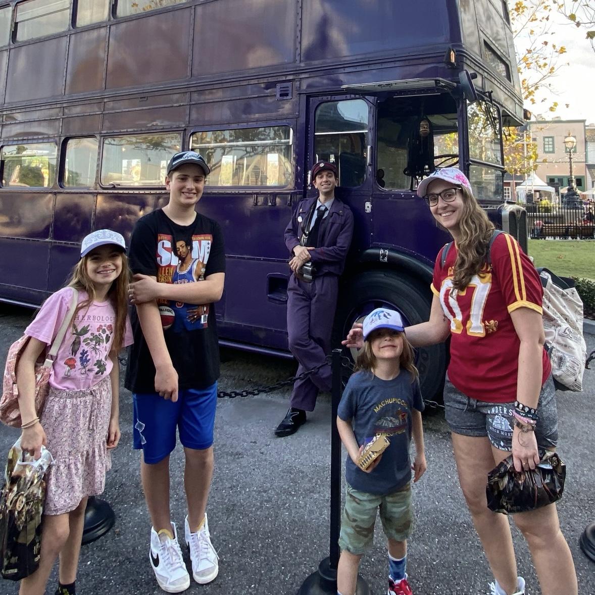 that time i took a day trip to orlando to meet my cousins in harry potter world because i'm a crazy mo fo, (my current initals lmao).