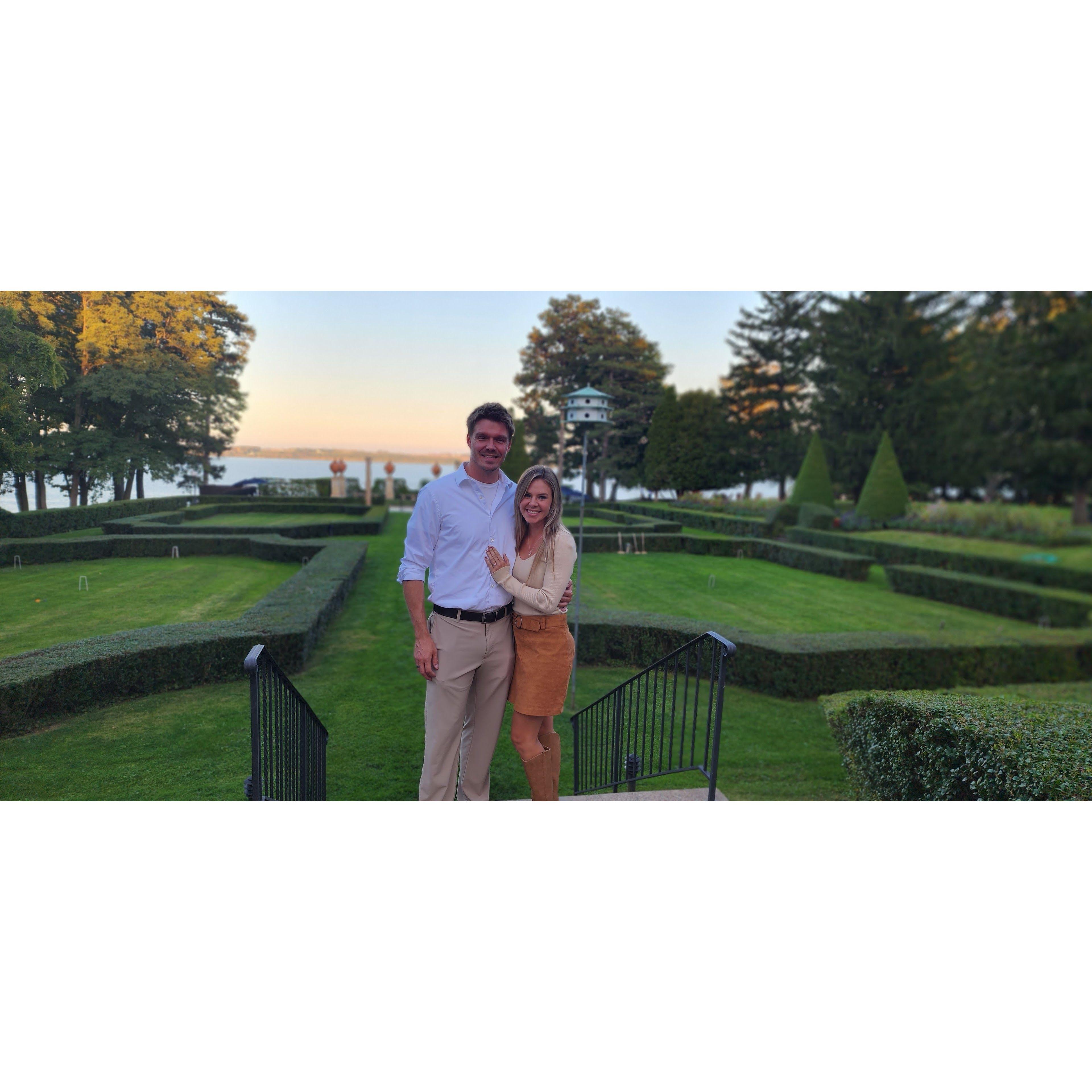 Dinner at Geneva on the Lake After Brandon Proposed