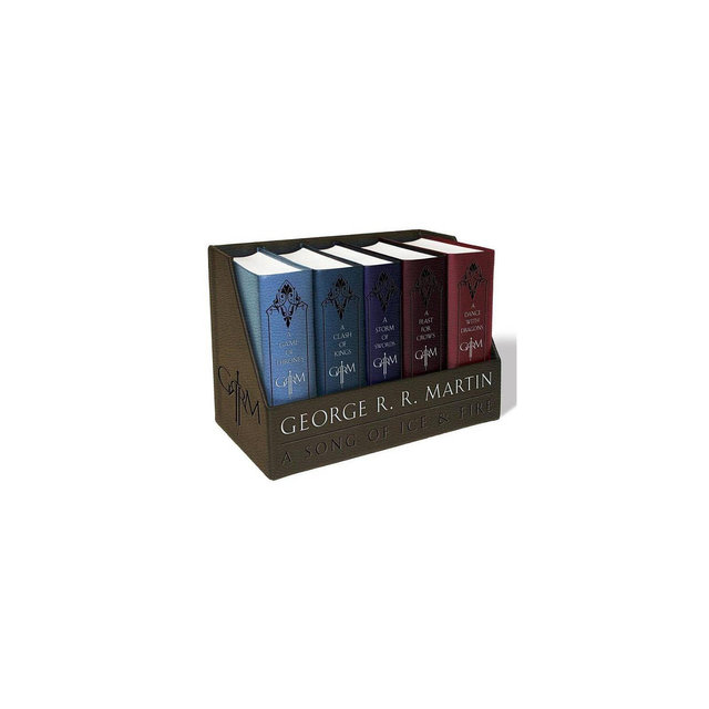 A Game of Thrones Leather-Cloth Boxed Set - by George R R Martin