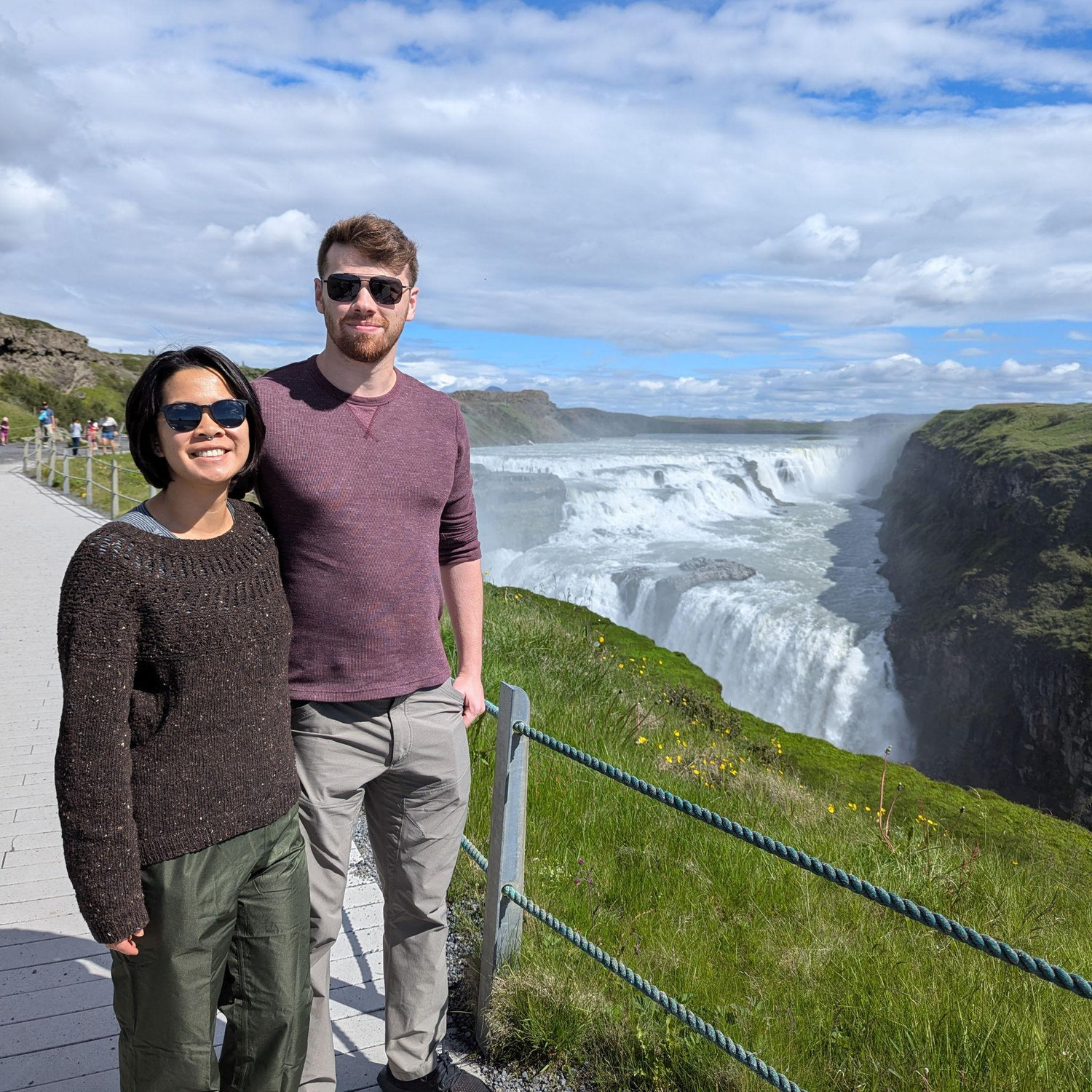 20 July 24: Gullfoss Waterfall was a highlight on our road trip around Iceland.