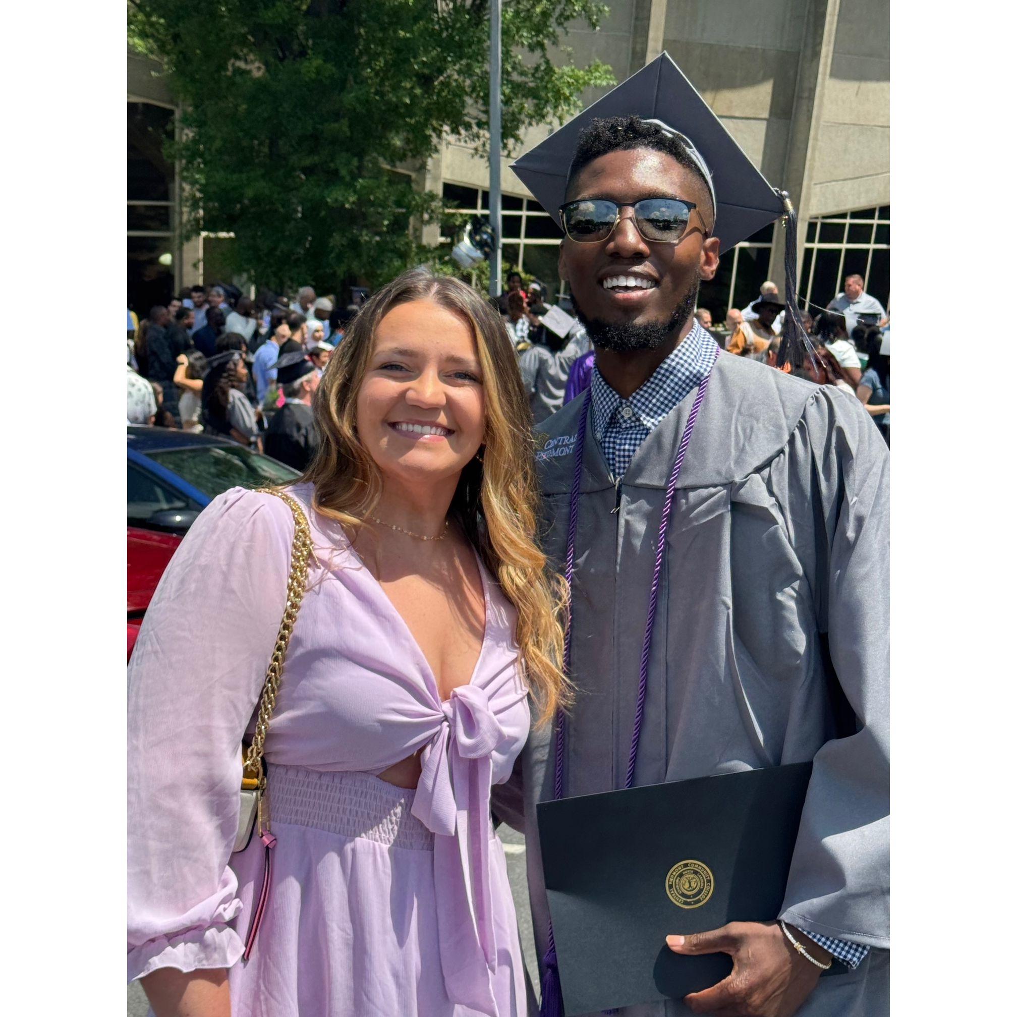 When Tevin graduated college!