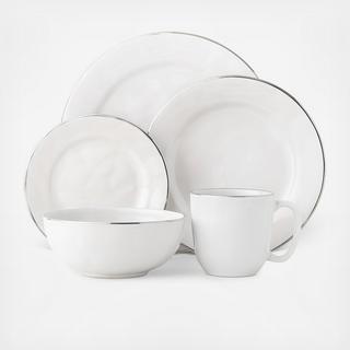 Puro Platinum Rim 5-Piece Place Setting, Service for 1