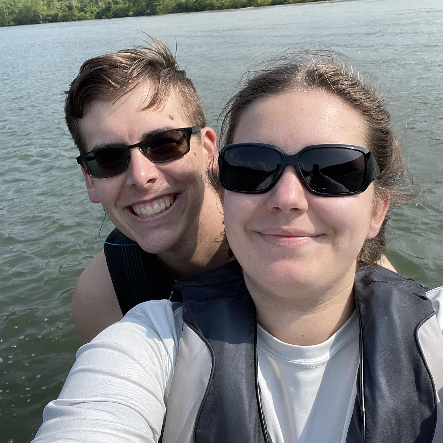 Out on the jet ski!