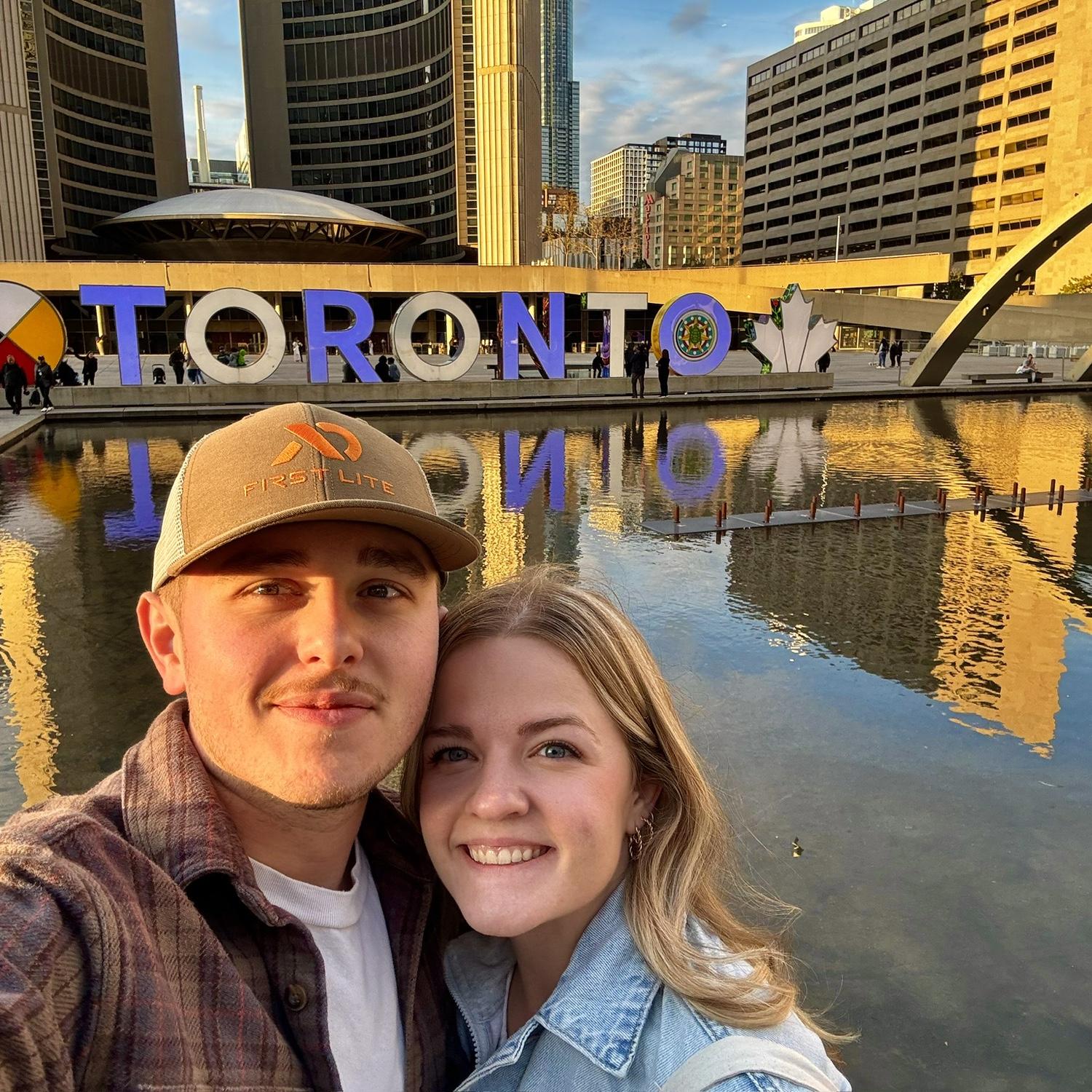One year anniversary in Toronto, Canada!