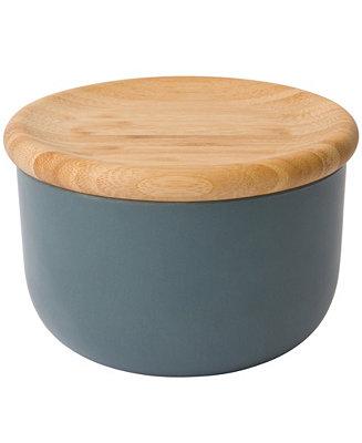 Leo Collection 3.15" Bamboo Covered Canister