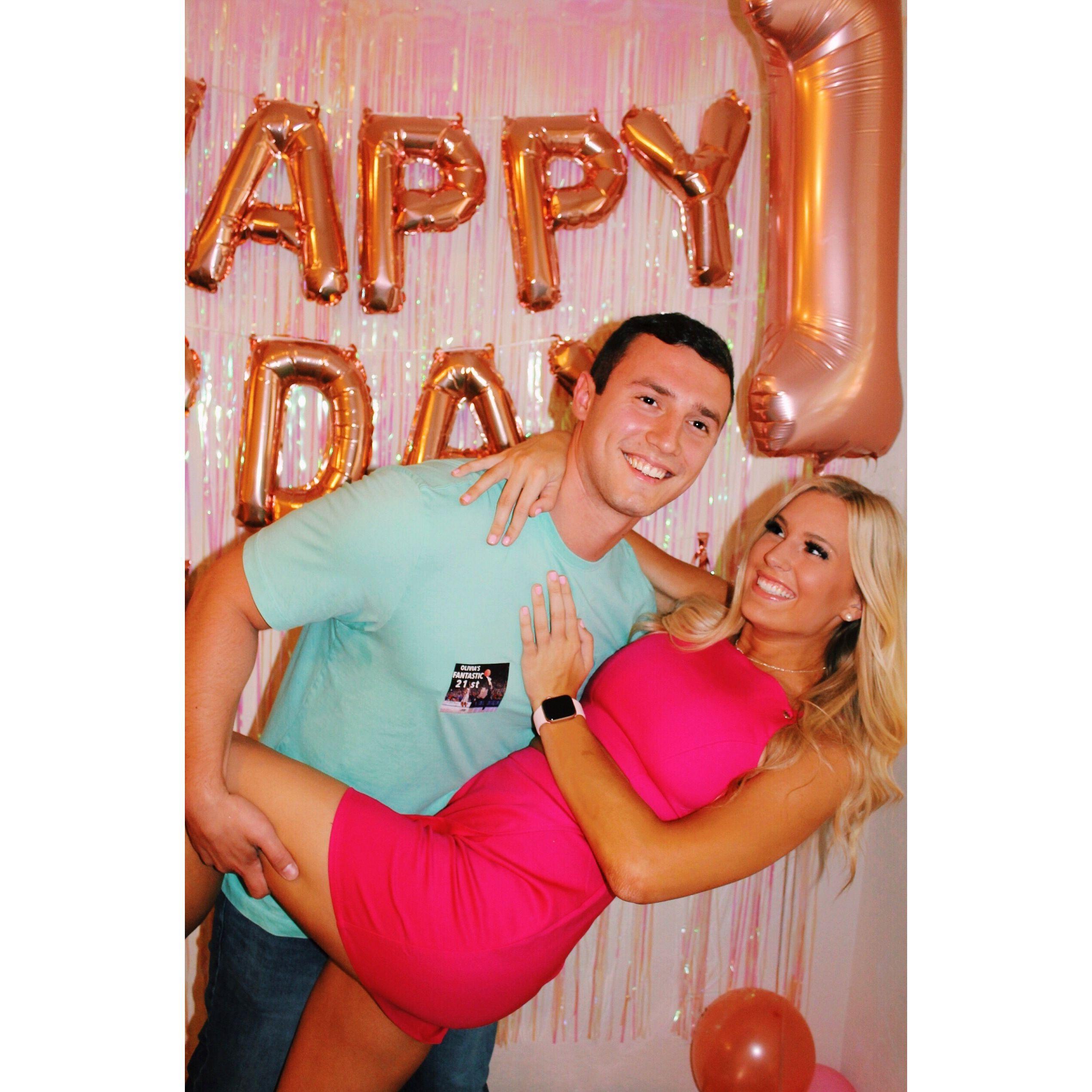 April 9, 2019 - Olivia's 21st birthday in Gainesville!