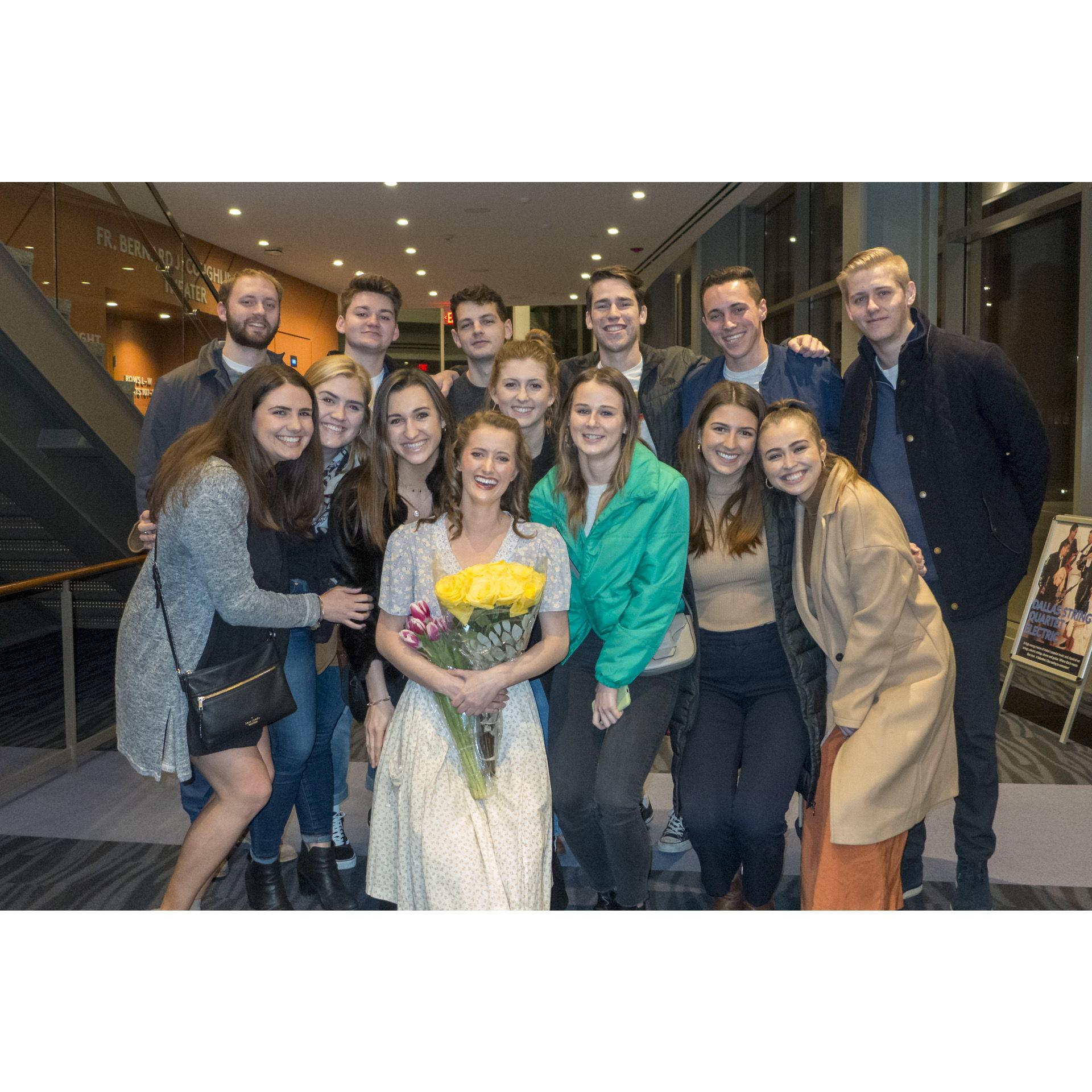 Spokane, WA: Jackie's final show at Gonzaga (2020)