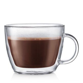 Bodum Bistro Double-Wall Cafe Latte Cup, Set of 2