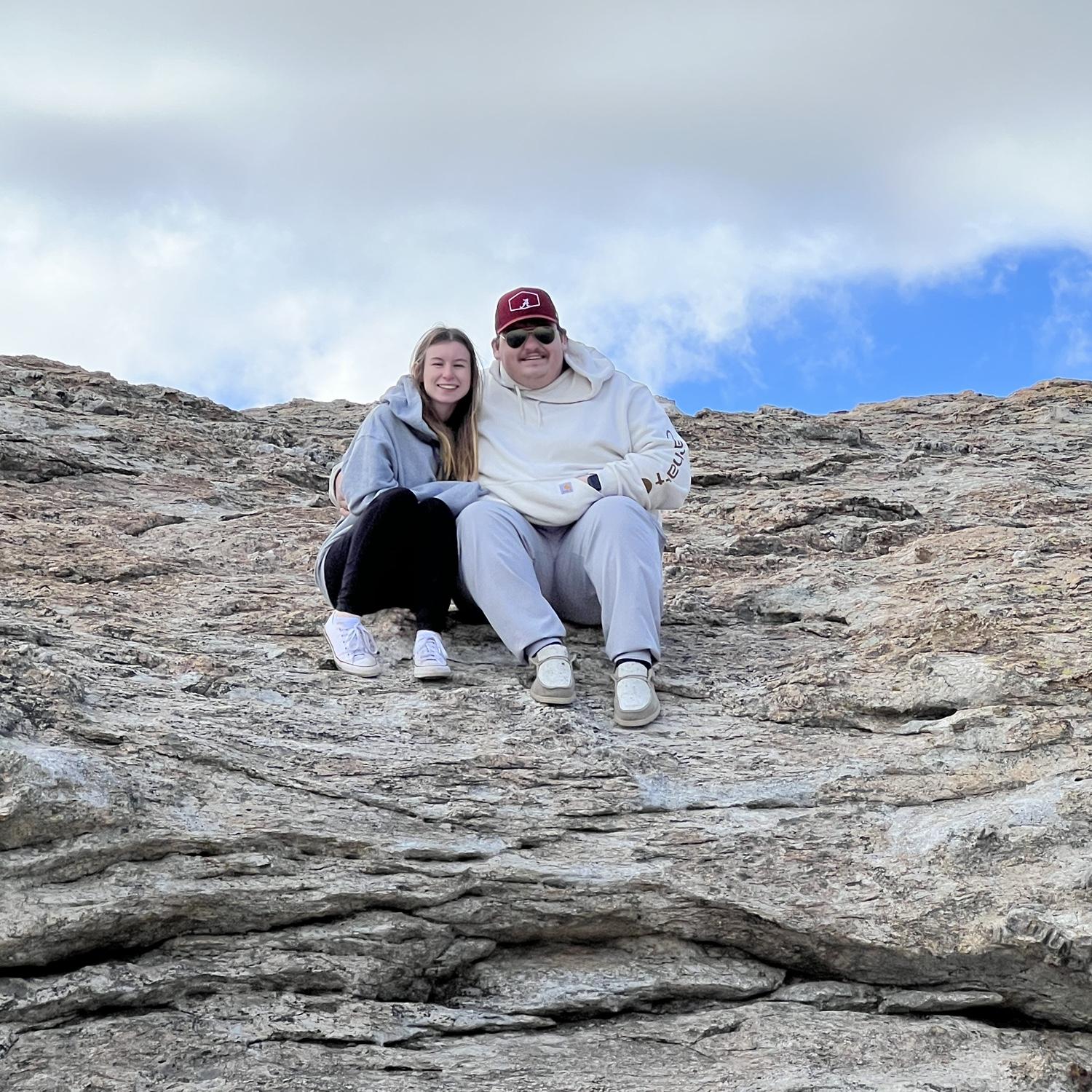 In Arizona! This was our first trip together.
