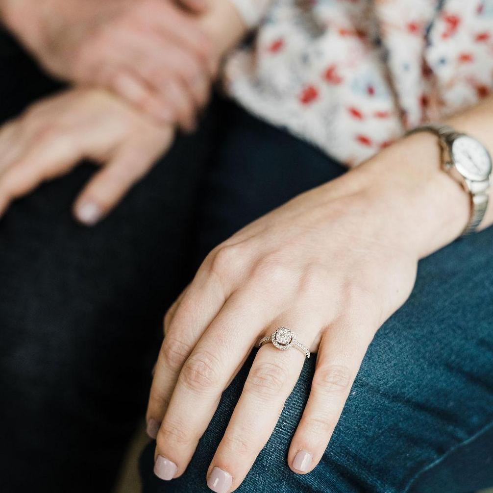 Matt chose the most beautiful engagement ring.
