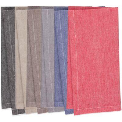 Chambray Napkins in Grey (Set of 4)