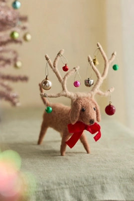 Terrain Reindeer Dog Felt Critter