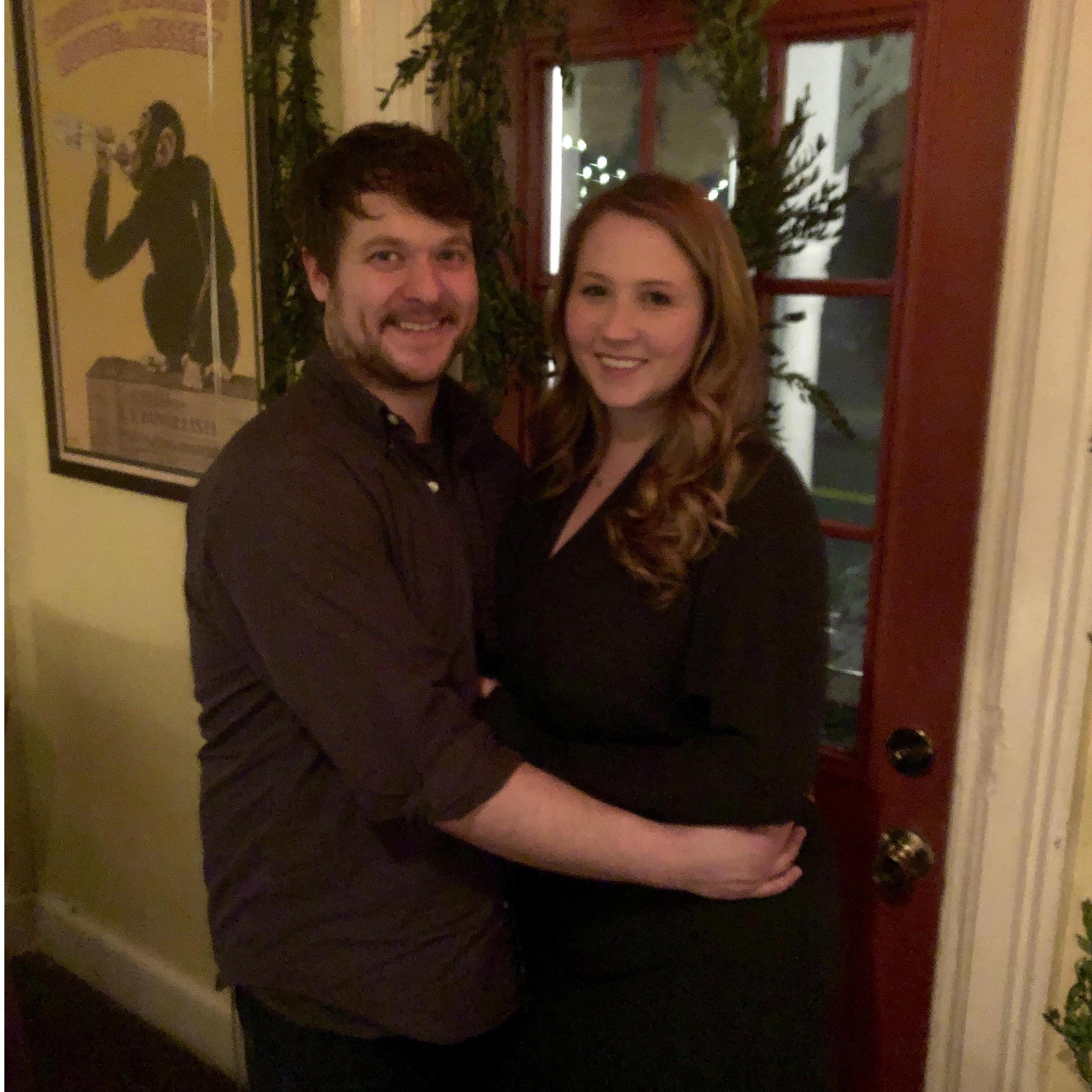 Our first New Year's Eve together, just a couple of hours before Marc made things "official" with Katie.