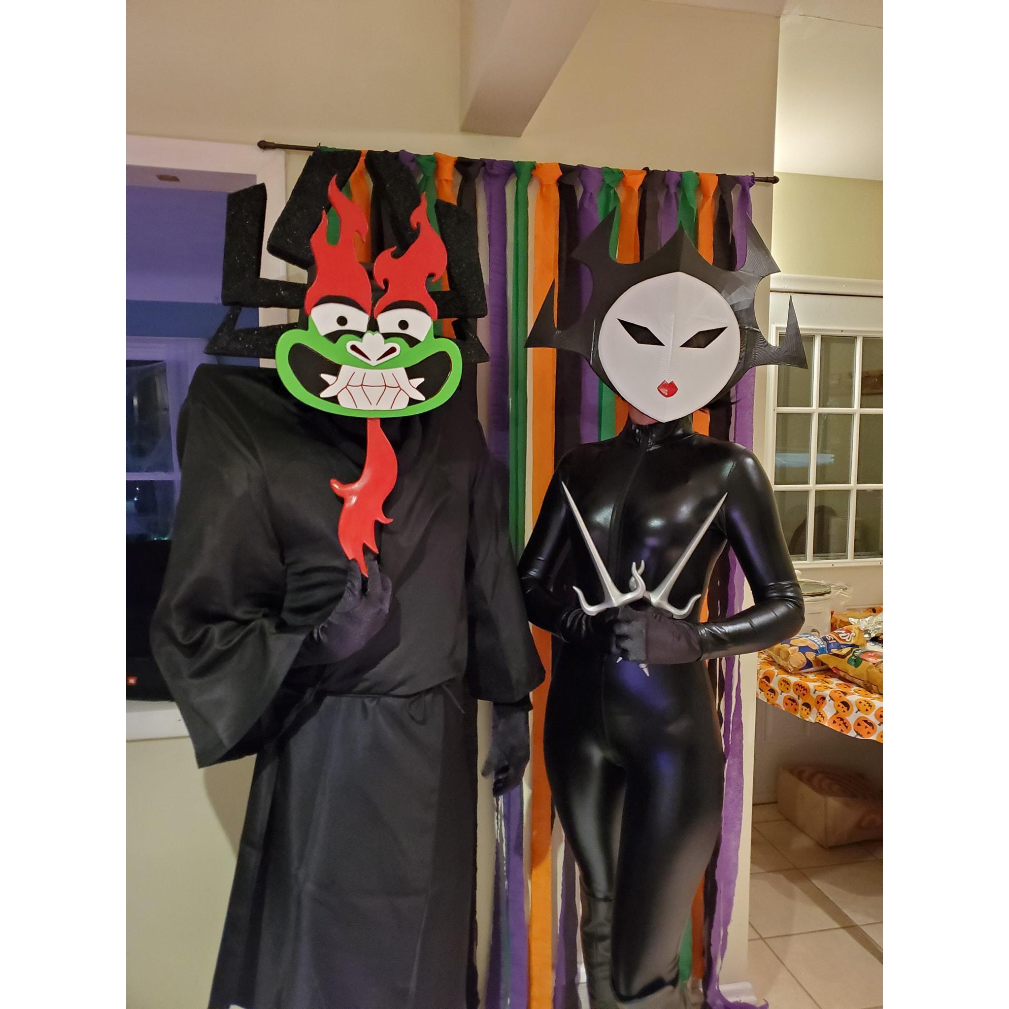 Halloween - 2021. Characters from the show "Samurai Jack"