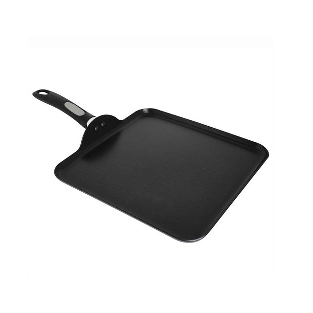 Mirro A79713 Get A Grip Aluminum Nonstick Griddle Cookware, 11-Inch, Black