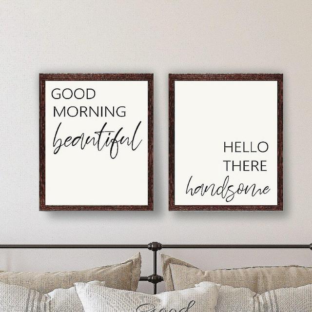 Good morning beautiful hello handsome...