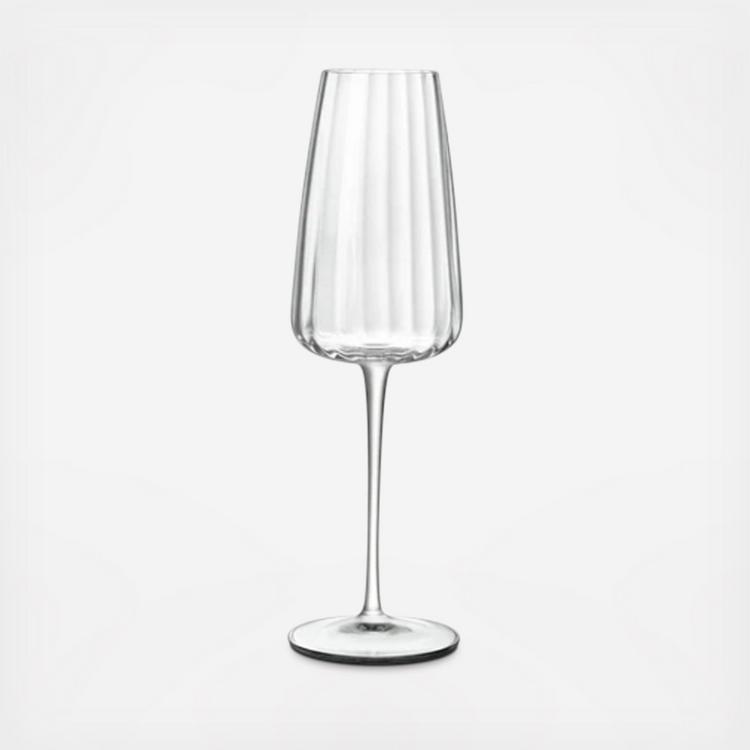 Luigi Bormioli, Optica Sparkling Wine Glass, Set of 4 | Zola