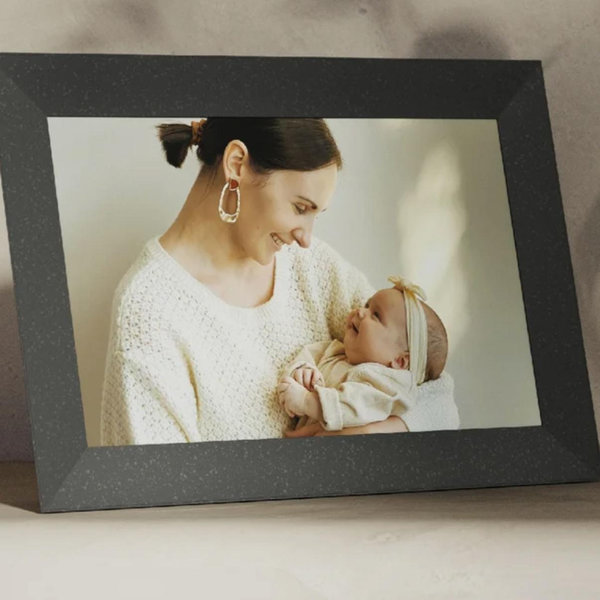 Stone Basalt - Smart HD Digital Picture Frame | Aura
