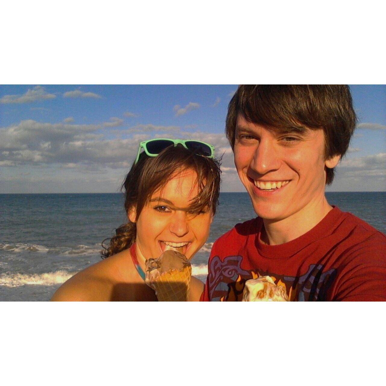2014 - Spring break in Vero Beach, Florida.