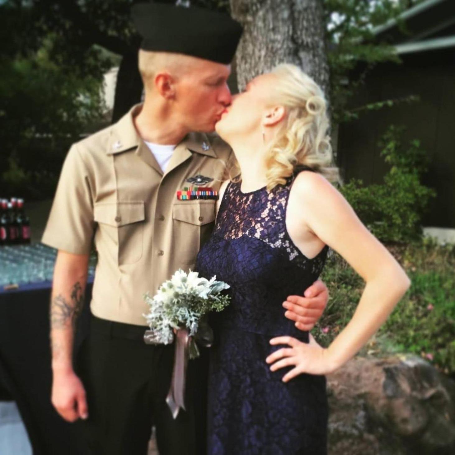 The first wedding we attended as a couple.