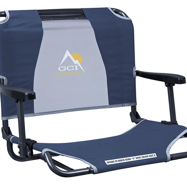 GCI Outdoor Big Comfort Stadium Chair With Armrests