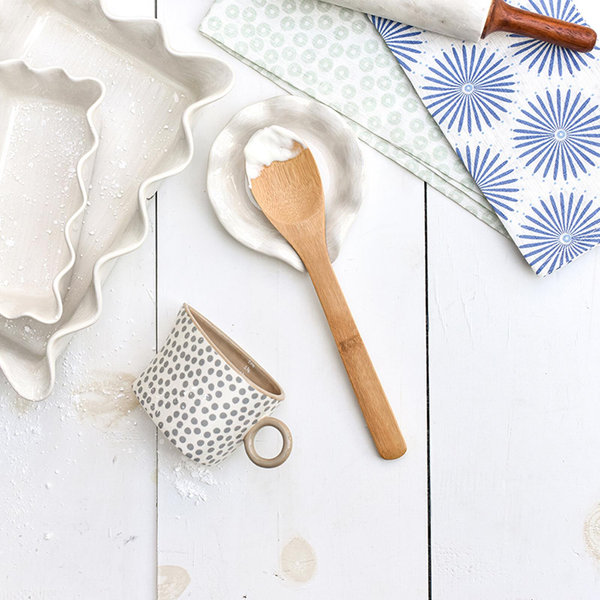 Coton Colors by Laura Johnson Signature Ruffle Spoon Rest - Thumbnail 4