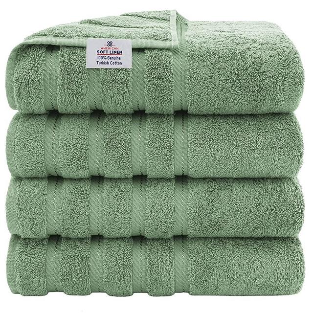 Ruvanti Bath Towels 4 Pcs (27x54 inch, Cream) 100% Cotton Extra