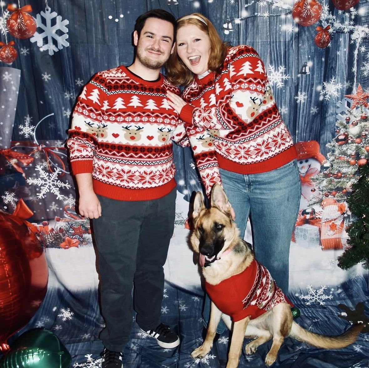 Maddie and Matt's first Christmas with Dolly (Christmas 2025)