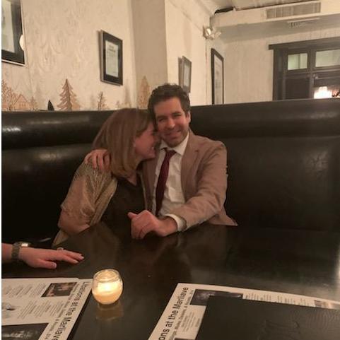 Laughing the night away!
