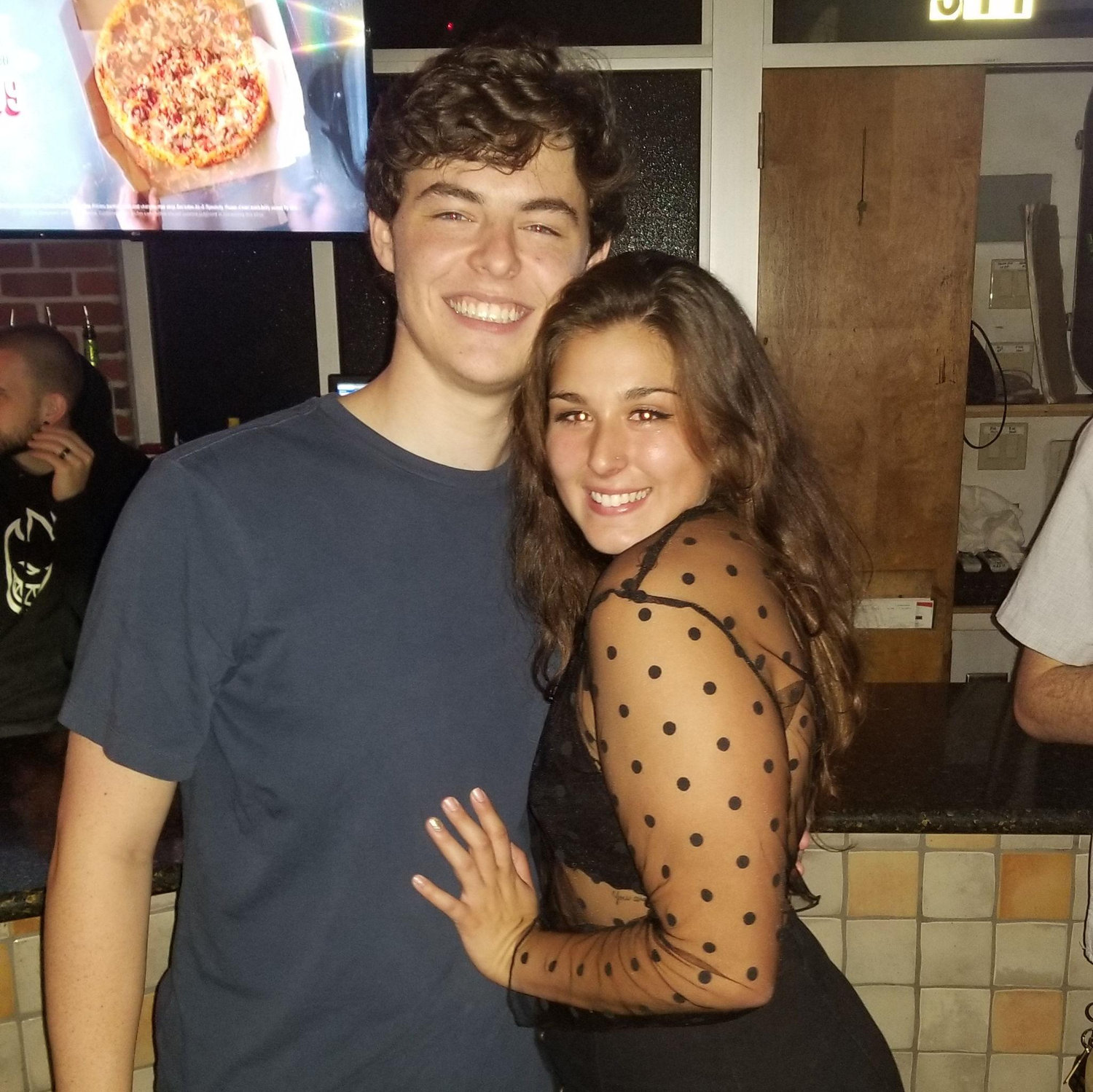 The night Cole and Nicolette re-met at the Greene Turtle in Towson (also known as Greene Turtle Day)