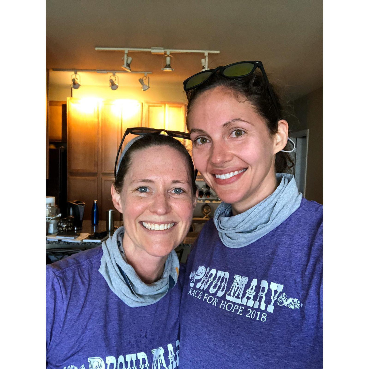 First "Proud Mary" Race for Hope together in 2020 - in honor and memory of Erin's Mom, Mary.