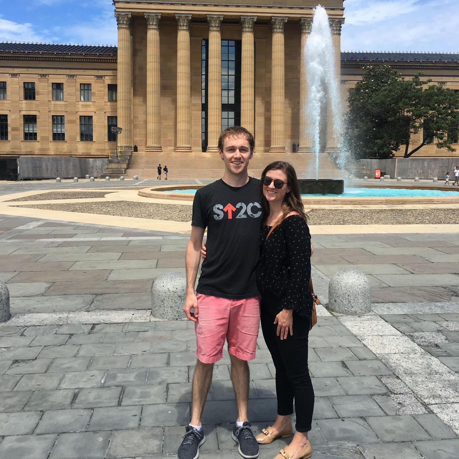 Our first trip together in Philadelphia