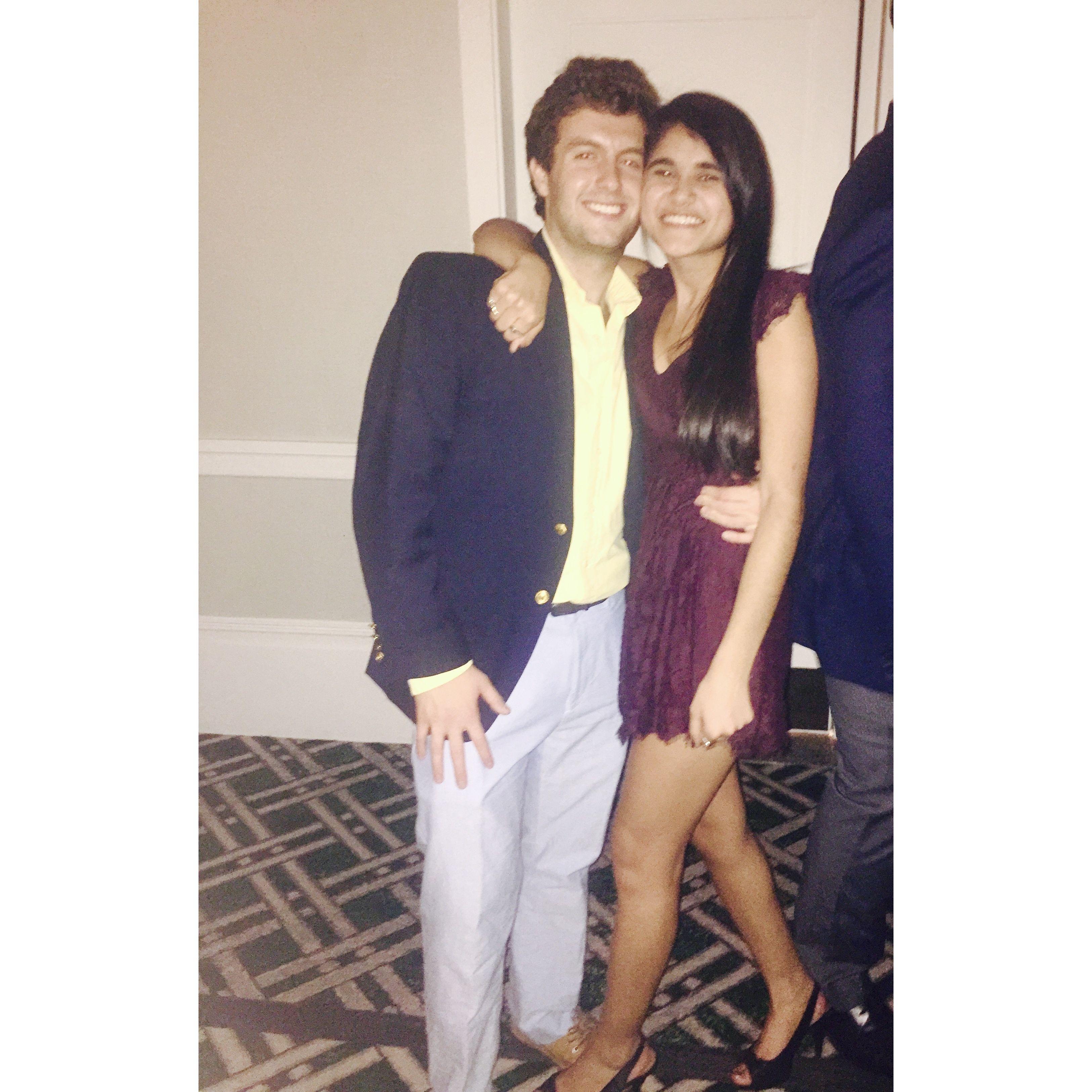 The first documented picture of just the two of us.