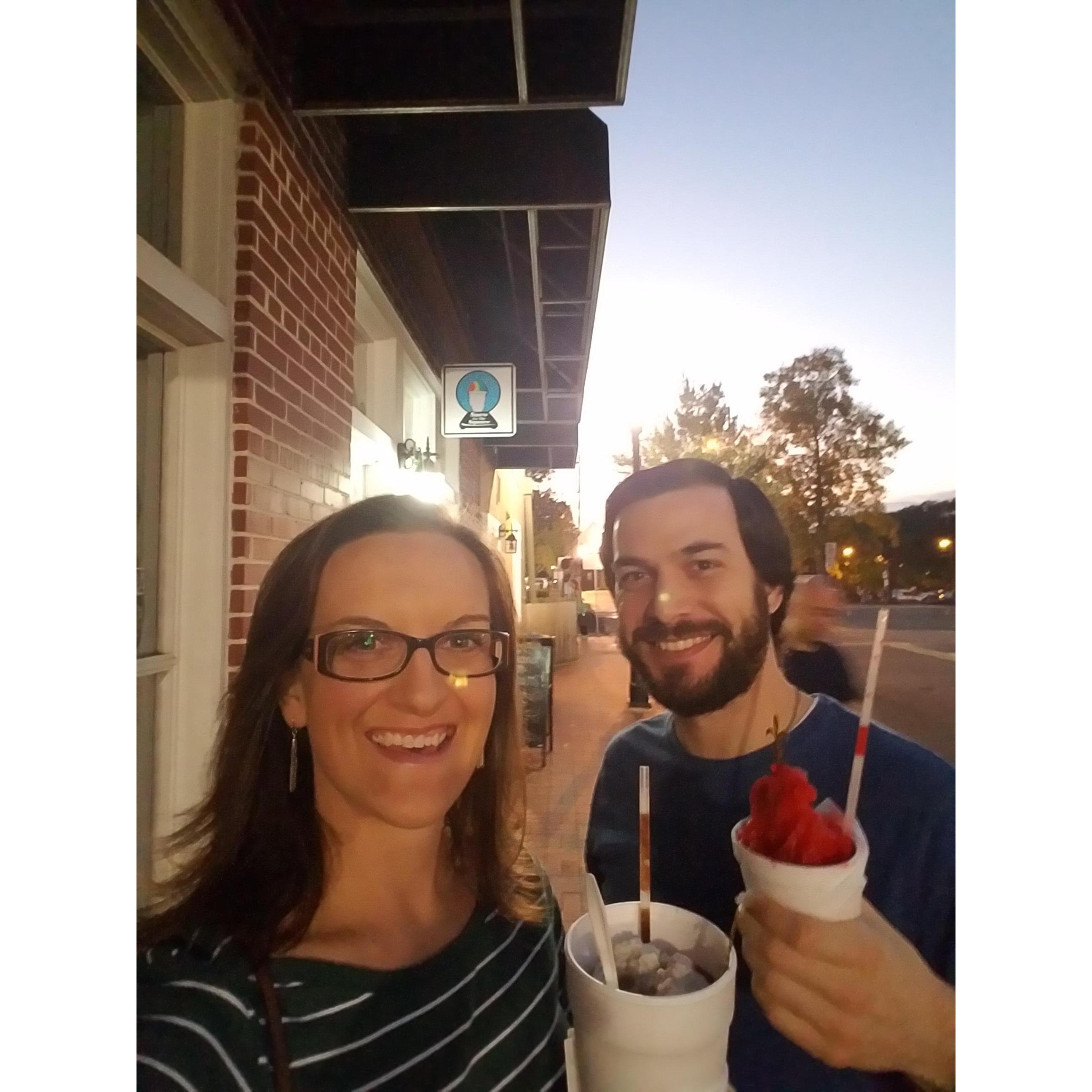 Because Stephanie really, really, really likes snowballs!